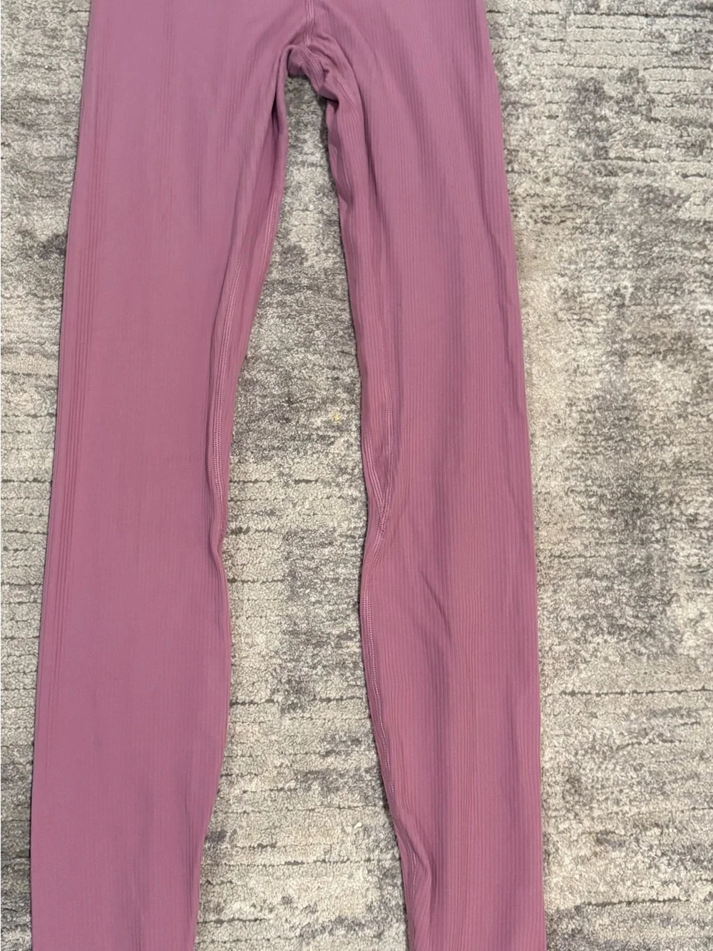 lululemon athletica Ribbed High-Waist Leggings in Mauve